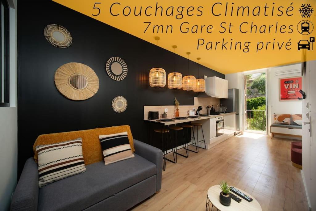 Apartment Air Conditioning Balcony 5 Couchages Marselha Exterior foto